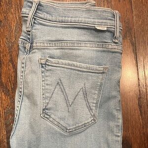 MOTHER Insider Crop Step Fray